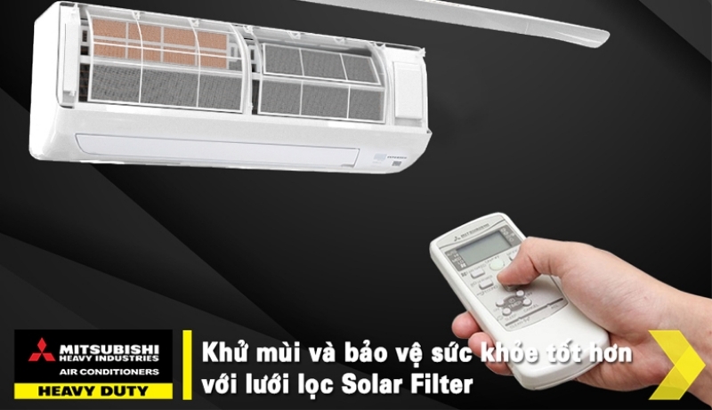 Điều hòa Mitsubishi Heavy Inverter 9000 BTU 1 chiều SRK10YZP-W5 gas R-32 4 Điều hòa Mitsubishi Heavy Inverter 9000 BTU 1 chiều SRK10YZP-W5 gas R-32