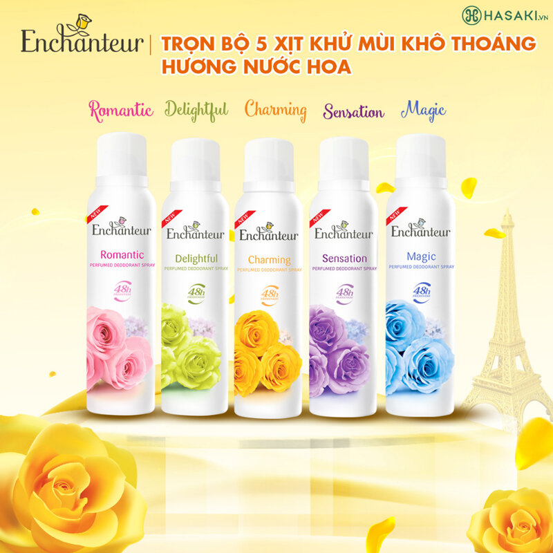 Mua Xịt Khử Mùi Enchanteur Hương Nước Hoa 150ml Xịt Khử Mùi Enchanteur