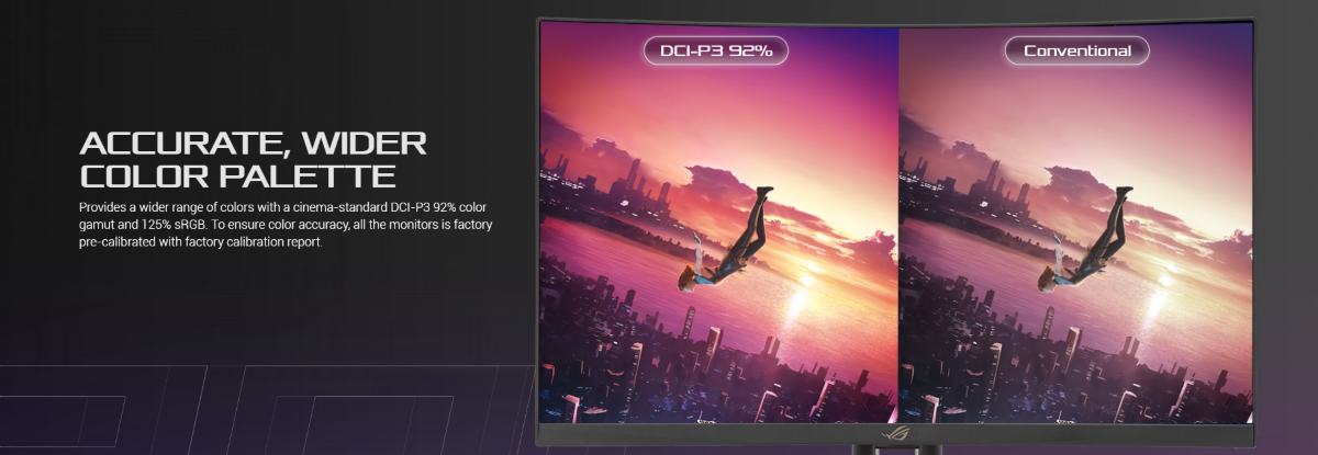 Màn hình Asus ROG XG27WQ màu sắc