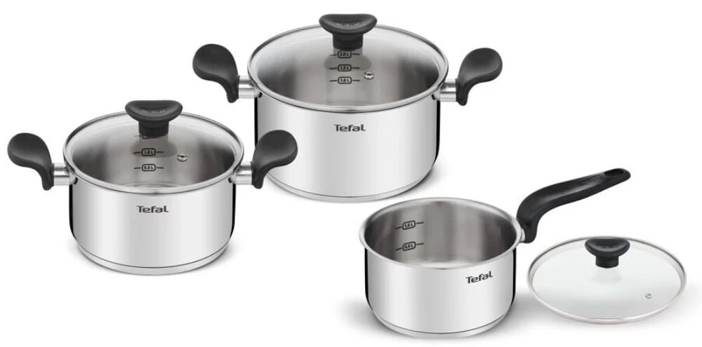 bộ nồi inox Tefal Primary E308S674 bộ nồi inox Tefal Primary E308S674