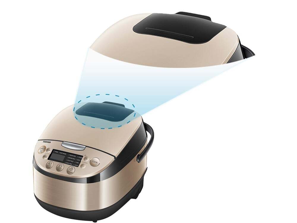 Nắp nồi cơm điện RC-18DR3PV(G) có nắp thoát hơi Nắp nồi cơm điện RC-18DR3PV(G) có nắp thoát hơi