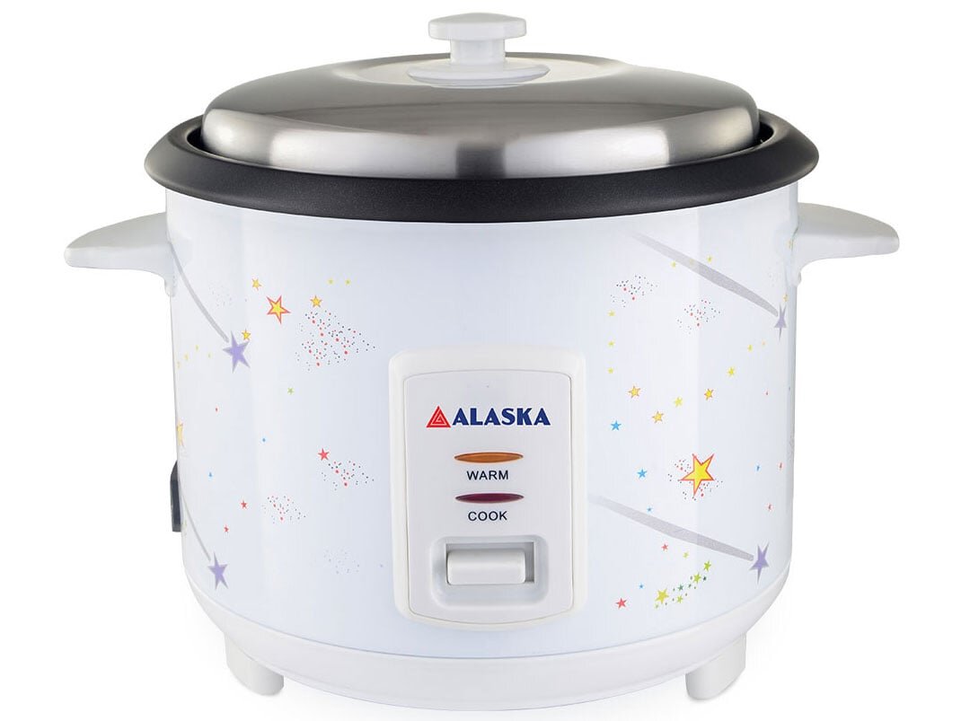 Nồi cơm điện Alaska có nút gạt cơ dễ dùng Nồi cơm điện Alaska