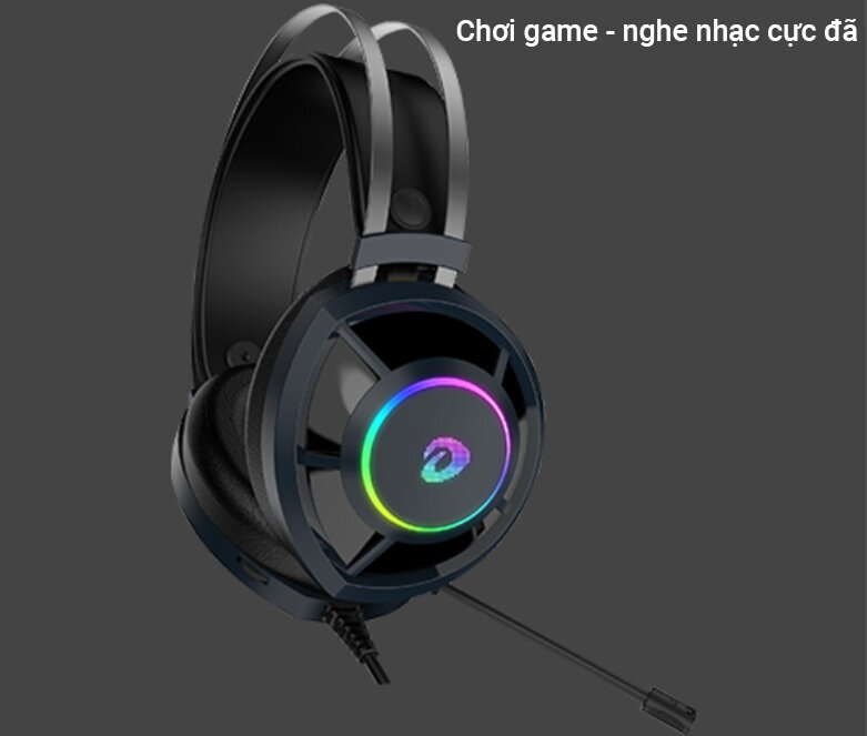 Tai nghe gaming DareU EH469 RGB (Đen) | Mang đến trải nghiệm tuyệt vời