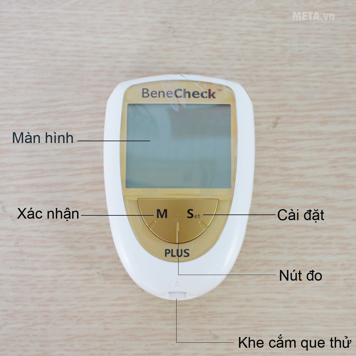 Máy đo đường huyết 3 trong 1 Benecheck Plus