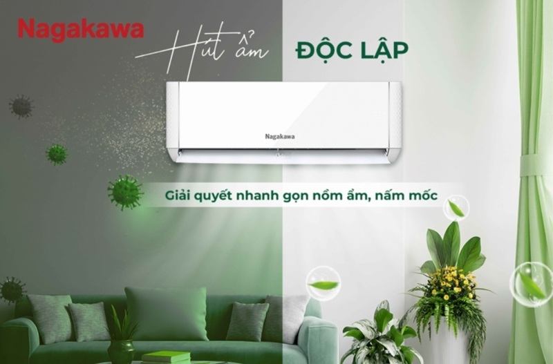 Điều hoà Nagakawa Inverter 24000 BTU 1 chiều NIS-C24R2T29 gas R-32 3 Điều hòa Nagakawa Inverter 24000 BTU 1 chiều NIS-C24R2T29 gas R-32