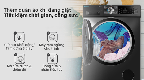Máy giặt lồng ngang Casper