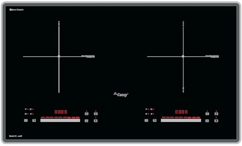 Bếp từ Canzy CZ 700IR sở hữu bảng điều khiển cảm ứng trượt êm mượt