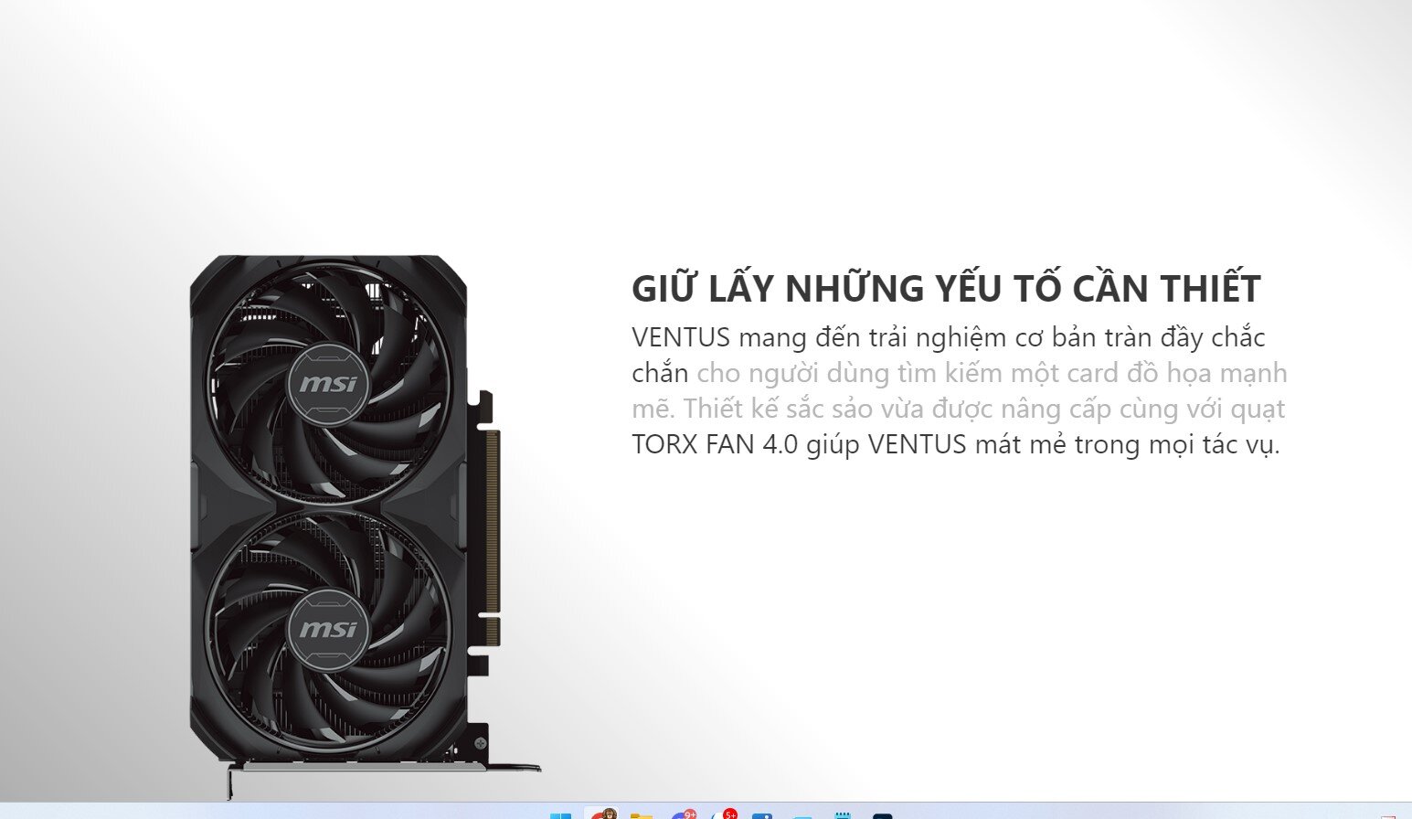Card màn hình MSI RTX 4060 VENTUS 2X BLACK 8G OC