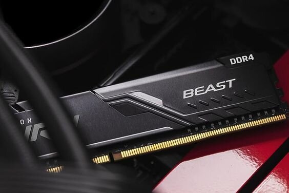RAM Desktop Kingston Fury Beast 32GB (2x16GB) 3600Mhz DDR4 (KF436C18BBK2/32) 8