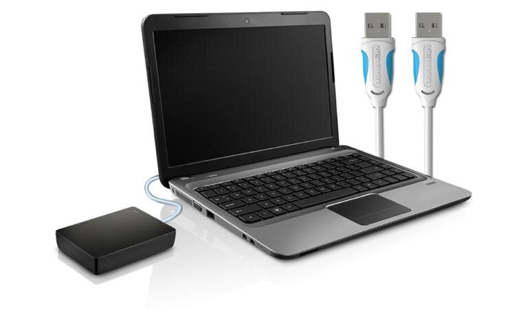 Cáp USB 2.0 2 đầu đực dài 5m VENTION VAS-A06-B500-N 2