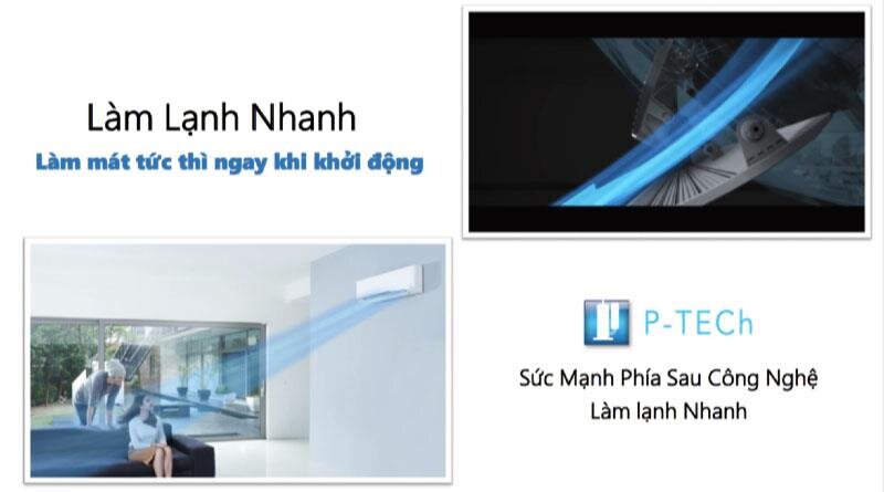 Điều hòa Panasonic 1 chiều inverter XU18UKH-8 18.000BTU