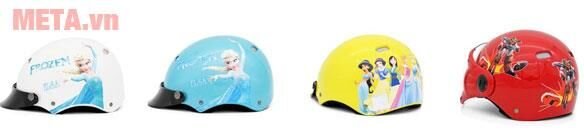 Mũ bảo hiểm Protec Kitty M 2 màu (không kính)