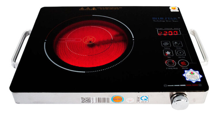 Bếp hồng ngoại dương 1 vùng nấu BlueStar NS-468EI