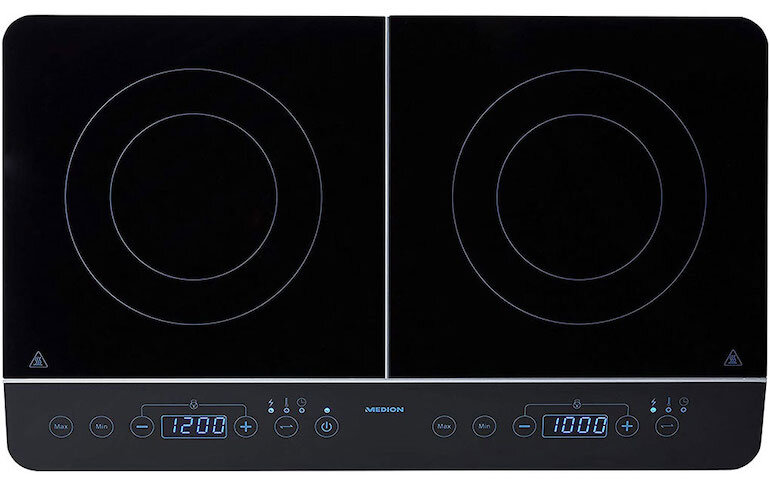 Bếp từ âm 2 vùng nấu Medion MD15324 Bếp từ âm 2 vùng nấu Medion MD15324