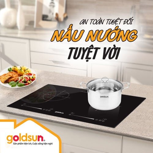 Goldsun GDI7400 có tính năng khóa trẻ em và tự ngắt khi quá tải đảm bảo an toàn