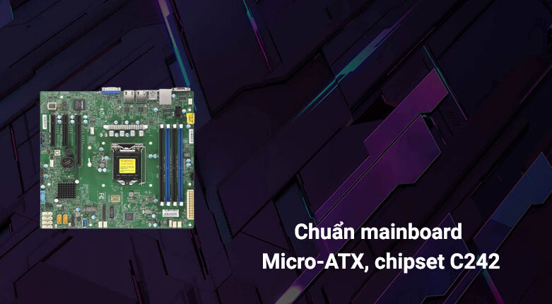 Bo mạch chủ Supermicro MBD-X11SCL-F-O (C242 Single LGA 1151) (MBD-X11SCL-005) | Chuẩn bo mạch