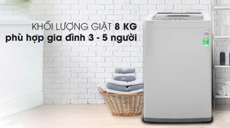 Máy giặt LG 8 Kg T2108VSPM2
