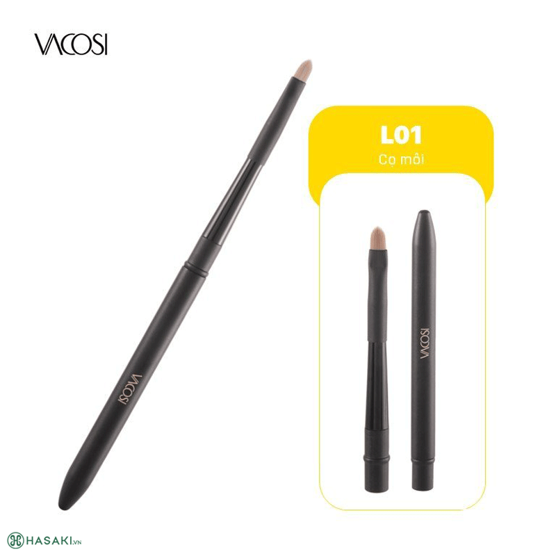 Cọ Môi Vacosi Round Lip Brush Có Nắp Đậy L01