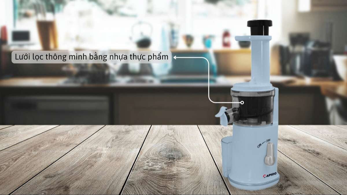  Rapido RSJ-120B có lưới lọc bã thông minh