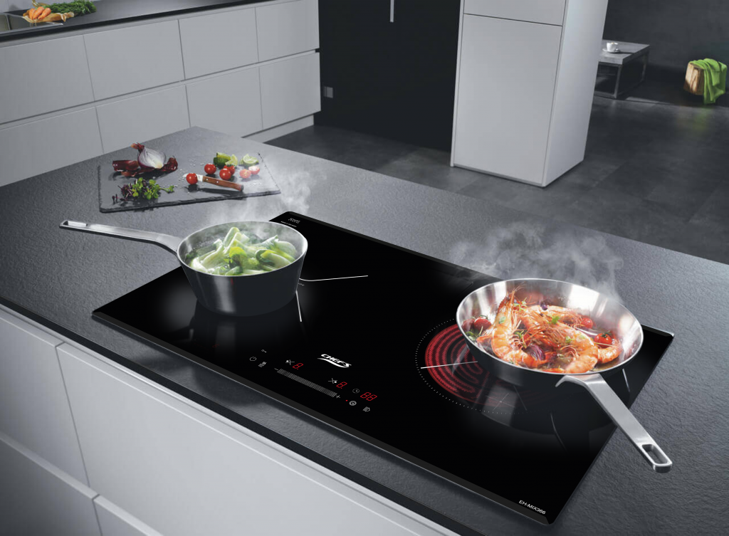 Bếp đôi từ-hồng ngoại Chef's EH-MIX366 4600W Bếp đôi từ-hồng ngoại Chef's EH-MIX366 4600W