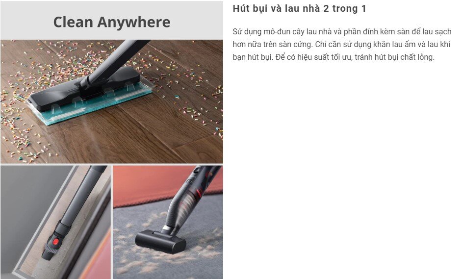 Máy hút bụi cầm tay Anker Eufy HomeVac H30 Infinity - T2522 - Màu đen