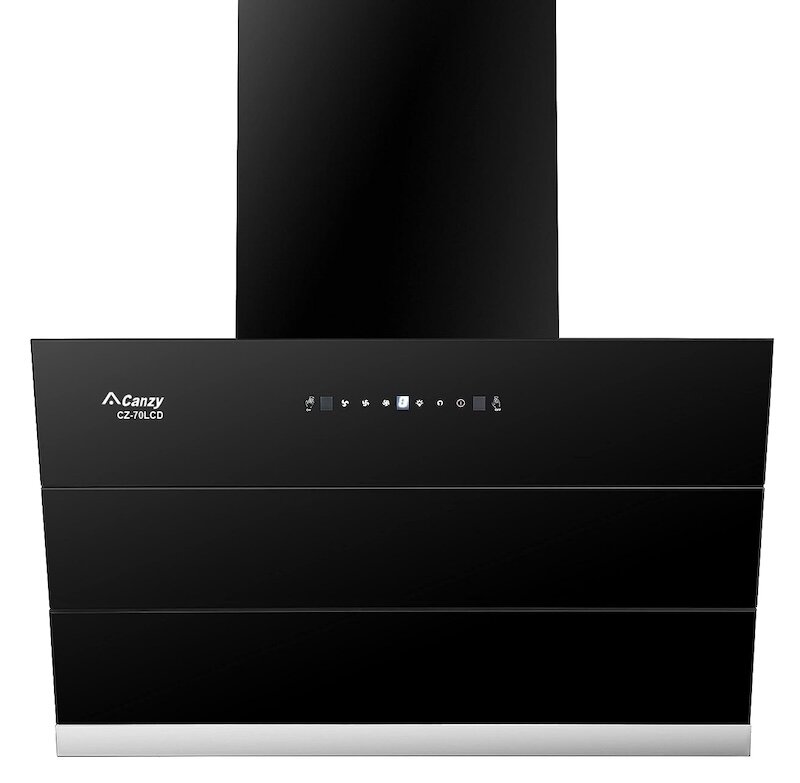 Máy hút mùi Canzy CZ 70LCD sở hữu thiết kế áp tường hiện đại