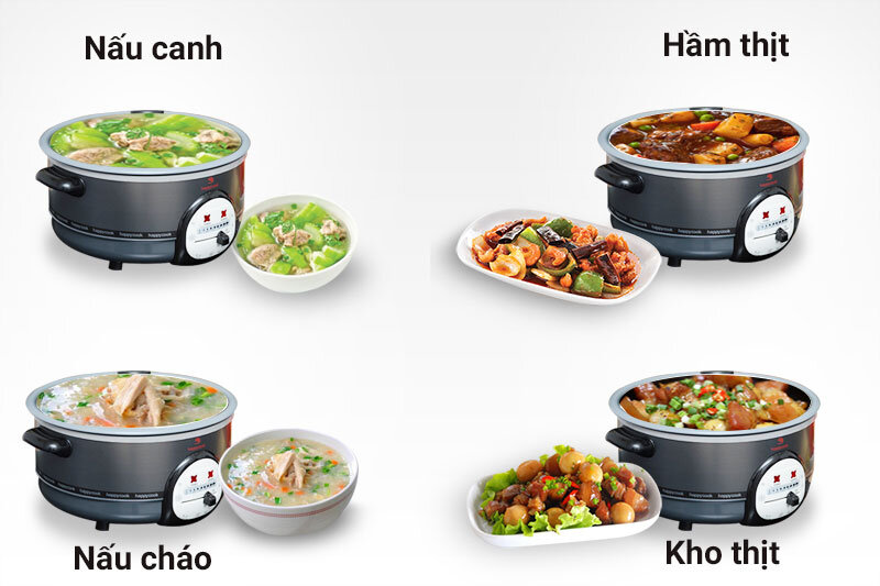 Nồi lẩu năng lượng điện Happycook HCHP-300A 2.8 lít Nồi lẩu năng lượng điện Happycook HCHP-300A 2.8 lít