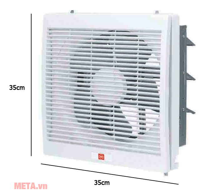 Quạt thông gió gắn tường KDK 25RLF (35 x 35 cm)