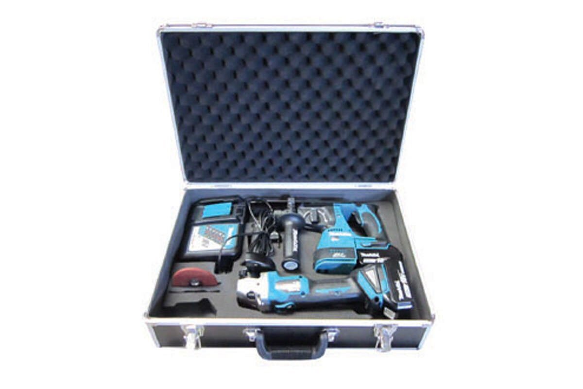 Bộ máy khoan đa năng và mài pin 18V Makita DLX2161X