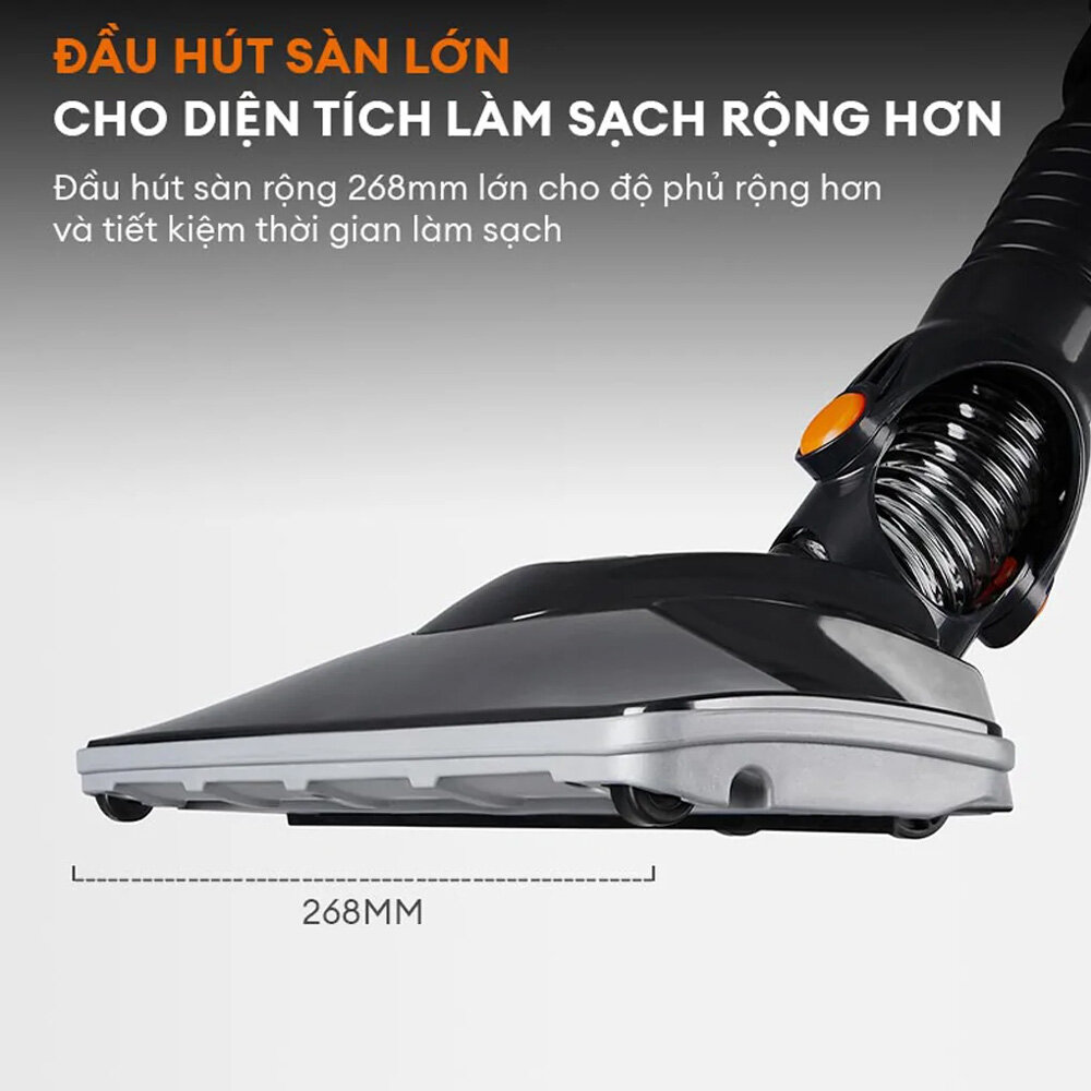 Đầu hút sàn 268mm của Gaabor VCW16M-BK01A