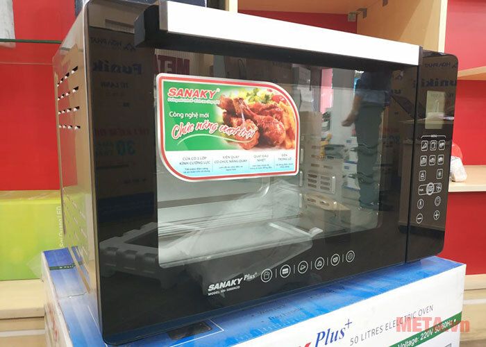 Lò nướng Sanaky VH-5088N2D 50 lít  - Màu inox