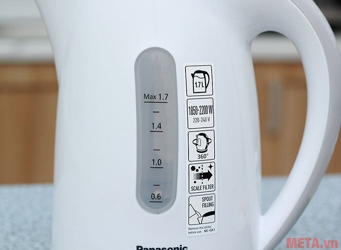 Ấm siêu tốc Panasonic PAAD-NC-GK1WRA - 1.7 lít
