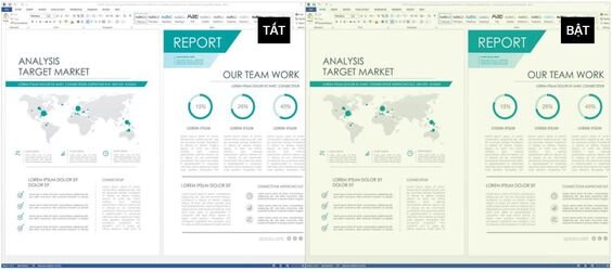Trang bị chế độ đọc sách và chống nháy 1