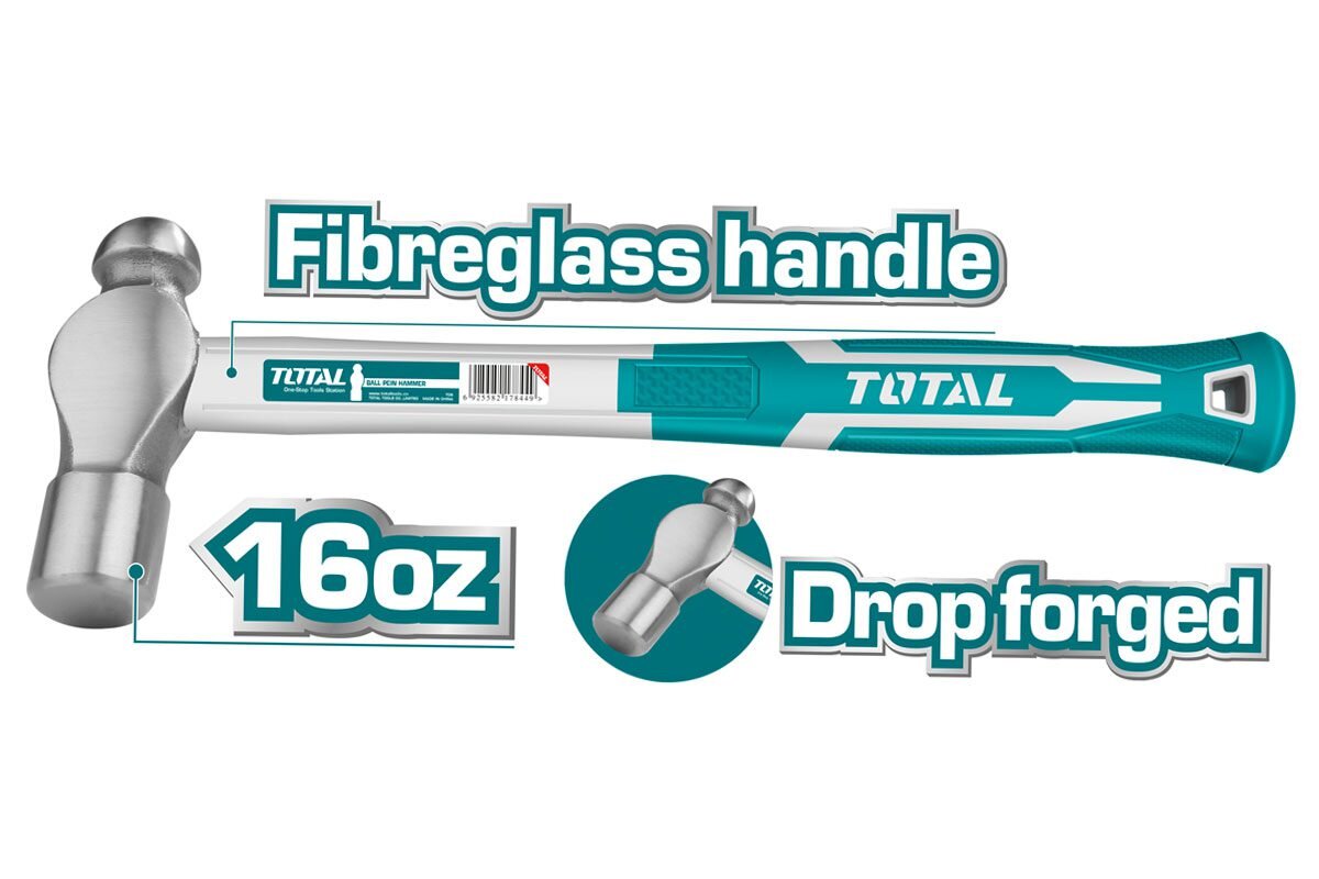 Búa đầu tròn 1300g Total THT74486