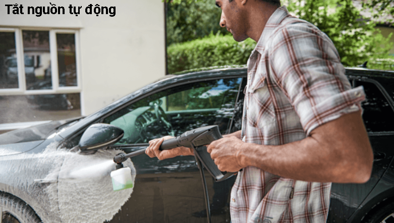 Máy Phun Xịt Rửa Áp Lực Cao Bosch UniversalAquatak 125 | Tắt nguồn tự động