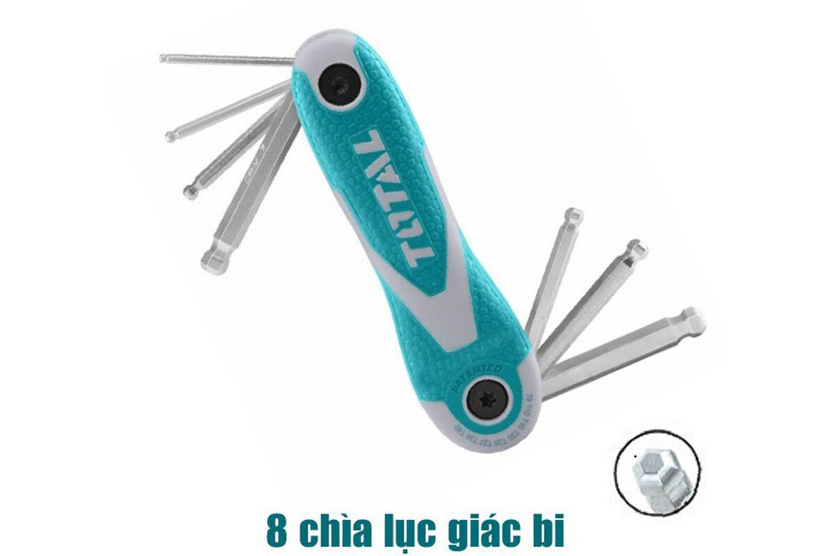 Bộ khóa lục giác dạng xếp Total THT1061836