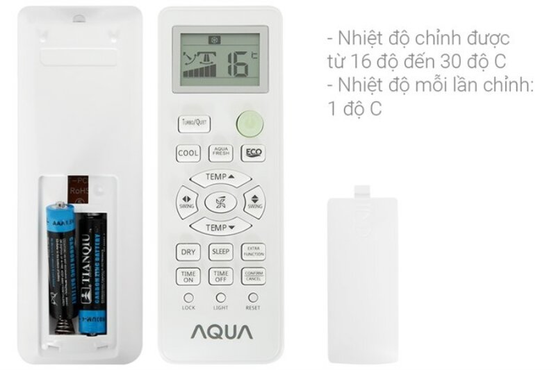 Điều hòa Aqua Inverter 10000 BTU 1 Chiều AQA-RUV10RB