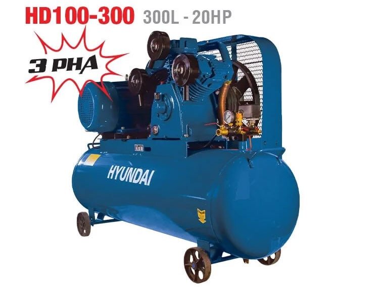Máy nén khí Hyundai dùng điện 3 pha Máy nén khí Hyundai