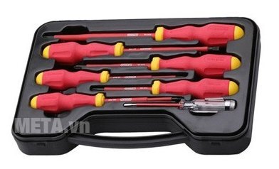 Bộ vít cách điện 1000V 7 cây Stanley 65-980 Bộ vít cách điện 1000V 7 cây Stanley 65-980