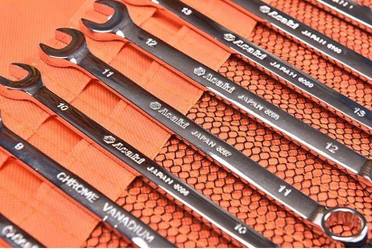 Bộ cờ lê vòng miệng xi bóng Asaki AK-6139 Bộ cờ lê vòng miệng xi bóng Asaki AK-6139