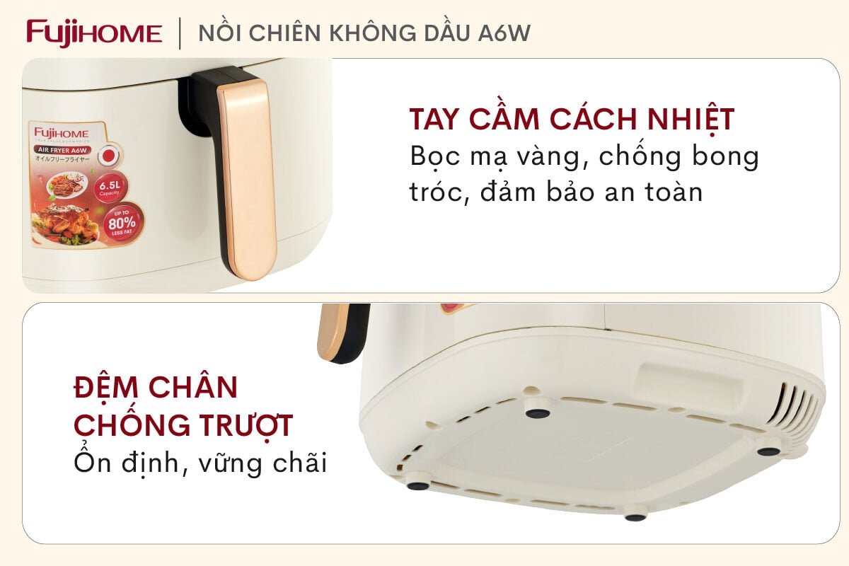 Nồi chiên không dầu Fujihome 