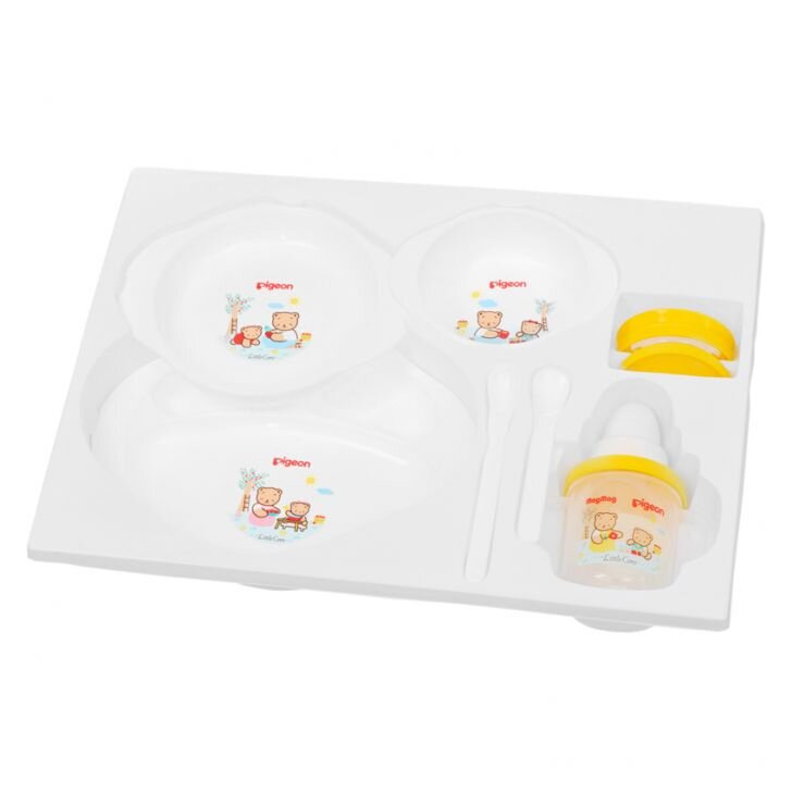  Bộ bát đĩa tập ăn Pigeon MagMag 10008