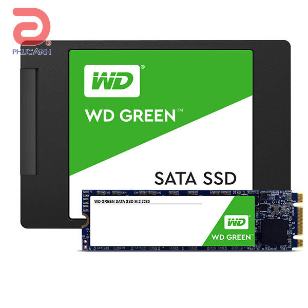 Ổ SSD Western Green 480Gb M2.2280 (đọc: 545MB/s)