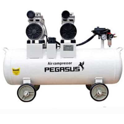 Máy nén khí giảm âm Pegasus TM-OF1500x2-120L-4HP (220V)