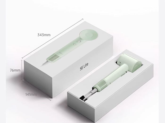 Kích thước của máy sấy tóc  Kích thước của máy sấy tóc