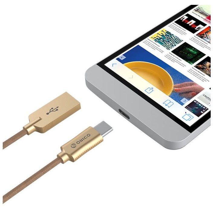 Cáp sạc điện thoại Orico Androi USB 2.0 Type C HCU-10