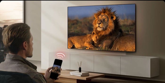 Chia sẻ nội dung từ điện thoại lên tivi Chia sẻ nội dung từ điện thoại lên tivi