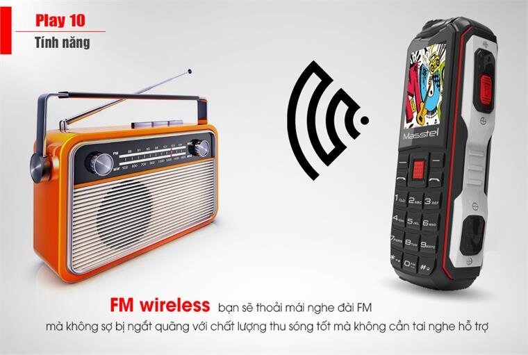 Điện thoại Masstel Play 10 Green