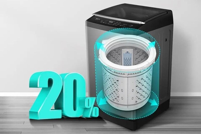 Máy Giặt Hisense Inverter 10.5 kg WT5J1013DT khối lượng giặt