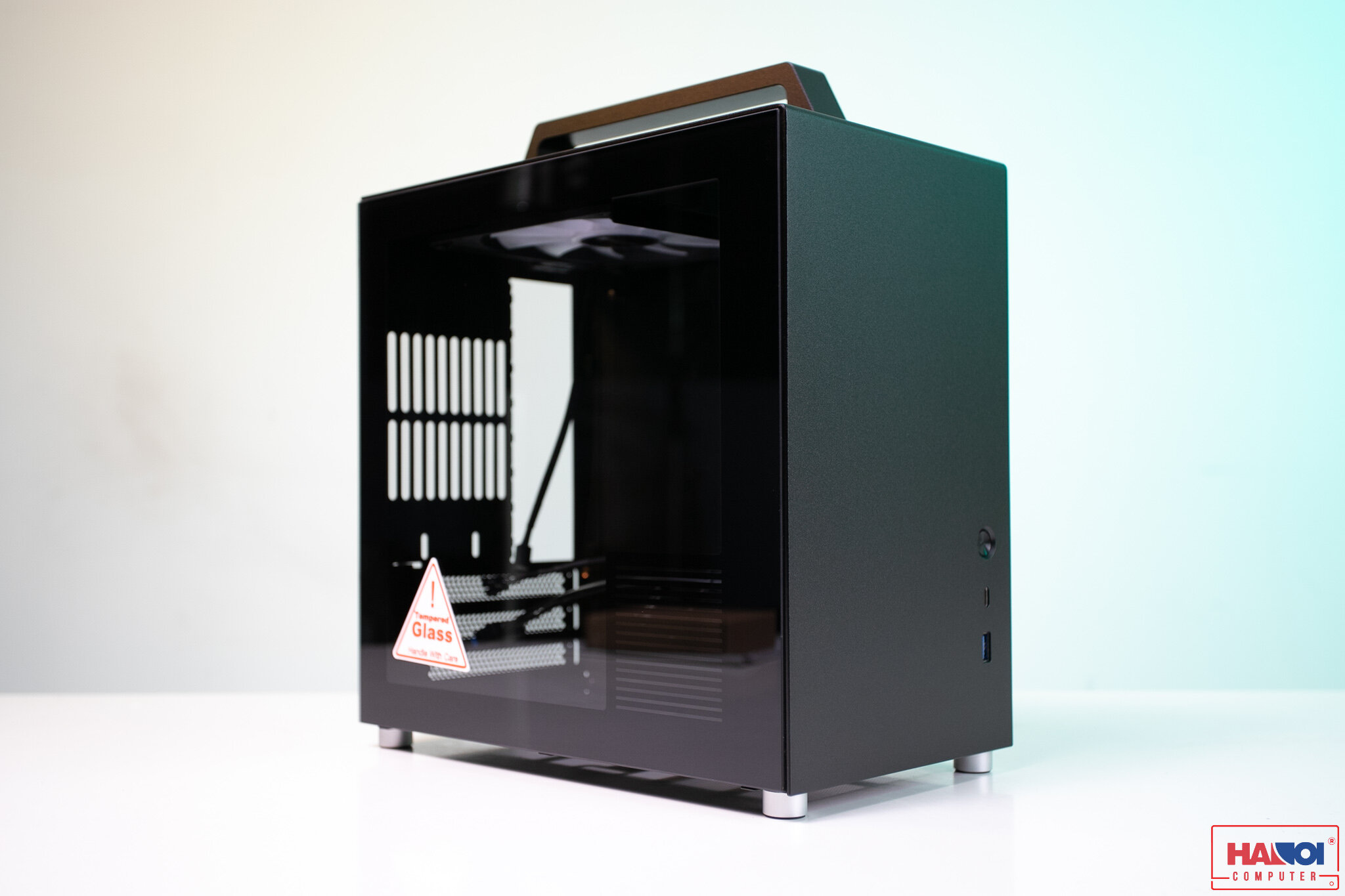 Vỏ case Jonsbo T8 Plus Black ( Mini Tower/Màu Đen)